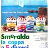 Dal 1955, a seguire, i freezer a pozzetto si arricchirono di nuovi prodotti tra cui vale la pena ricordare la coppa �Smeralda� ai sapori crema e marroni, crema al caff�, crema al cioccolato, succo all�amarena...